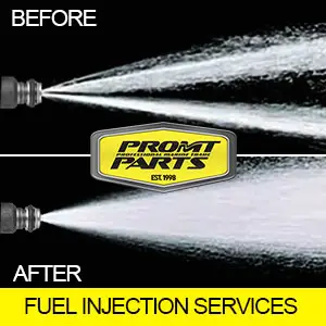 Before and after fuel injection clean