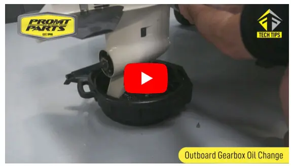 How to change your outboard gearbox oil video