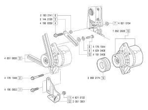 VM Motori MD700 Alternator & Starter Mounts 2
