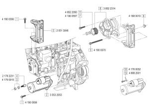 VM Motori MD704 Alternator & Starter