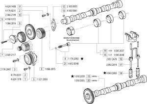 VM Motori MR700 Camshaft