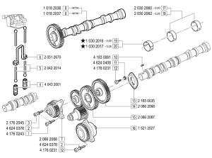 VM Motori MD700 Camshaft