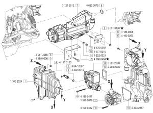 VM Motori MD704 Cooling System Components