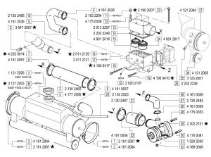 VM Motori MD700 Cooling System Components