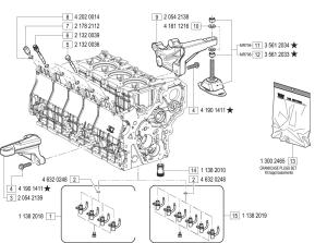 VM Motori MR700 Cylinder Block