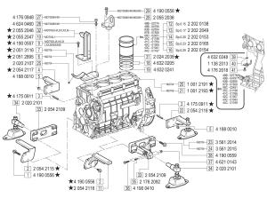 VM Motori MD700 Cylinder Block