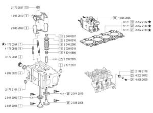 VM Motori MD704 Cylinder Head