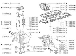 VM Motori MD700 Cylinder Head