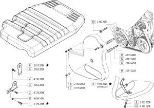VM Motori MR504 Engine and Belt Covers