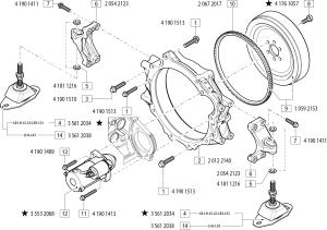 VM Motori MR504 Flywheel Housing