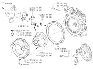 VM Motori MD704 Flywheel Housing Cover Sterndrive