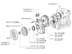 VM Motori MD700 Front Cover