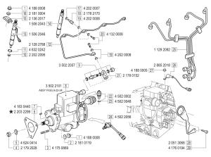 VM Motori MD704 Fuel Injection Pump