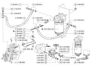 VM Motori MD700 Fuel Pump & Fuel Filter 2