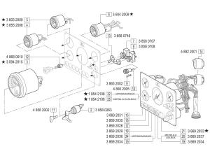 VM Motori MD700 Instrument Panel