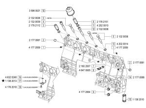VM Motori MD700 Oil System Components