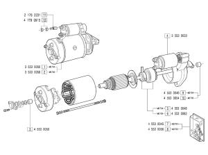 VM Motori MD700 Starter Motor