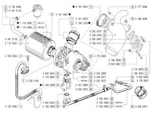 VM Motori MD700 Turbo Charger & Air Filter Assembly