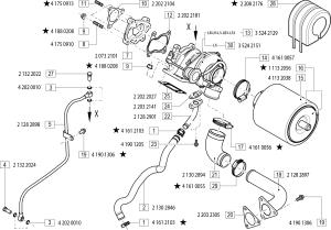 VM Motori MR504 Turbocharger and Air Filter